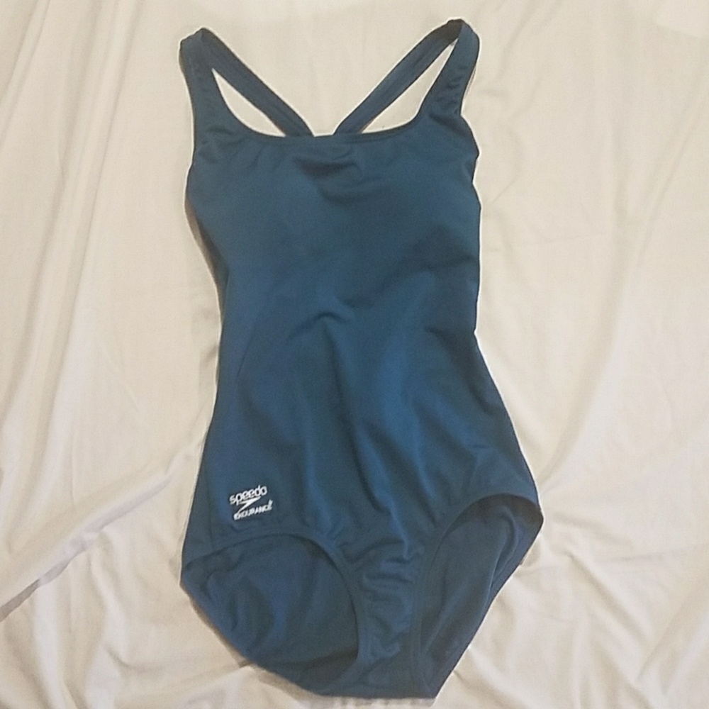 Teal Speedo Endurance+ Swimsuit